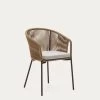 Yanet Beige Rope Chair With Galvanised Steel Legs | Kave Home