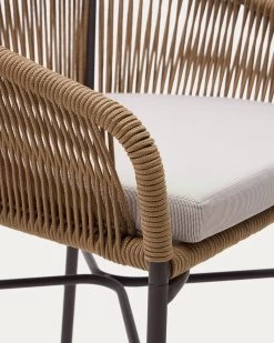 Yanet Rope Stool In Beige 65 Cm In Height | Kave Home 16 Yanet Rope Stool In Beige 65 Cm In Height | Kave Home -Quality Furniture Store CC5226J12 1D02