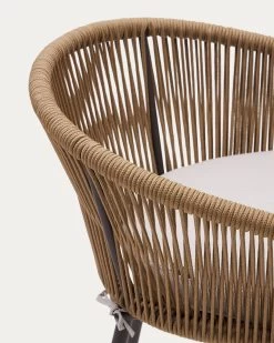 Yanet Rope Stool In Beige 65 Cm In Height | Kave Home 18 Yanet Rope Stool In Beige 65 Cm In Height | Kave Home -Quality Furniture Store CC5226J12 1D03