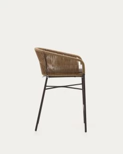 Yanet Rope Stool In Beige 65 Cm In Height | Kave Home 17 Yanet Rope Stool In Beige 65 Cm In Height | Kave Home -Quality Furniture Store CC5226J12 1V02