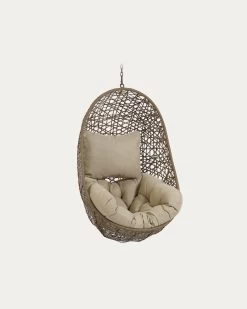 Florina Brown Hanging Chair | Kave Home