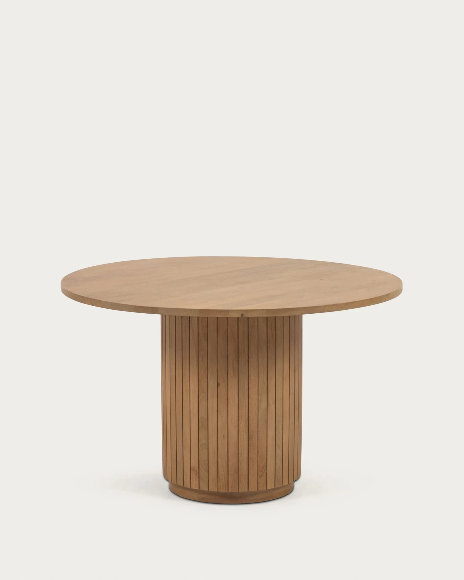 Licia Round Table Made From Solid Mango Wood With Natural Finish à 120 Cm | Kave Home 3 Licia Round Table Made From Solid Mango Wood With Natural Finish à 120 Cm | Kave Home