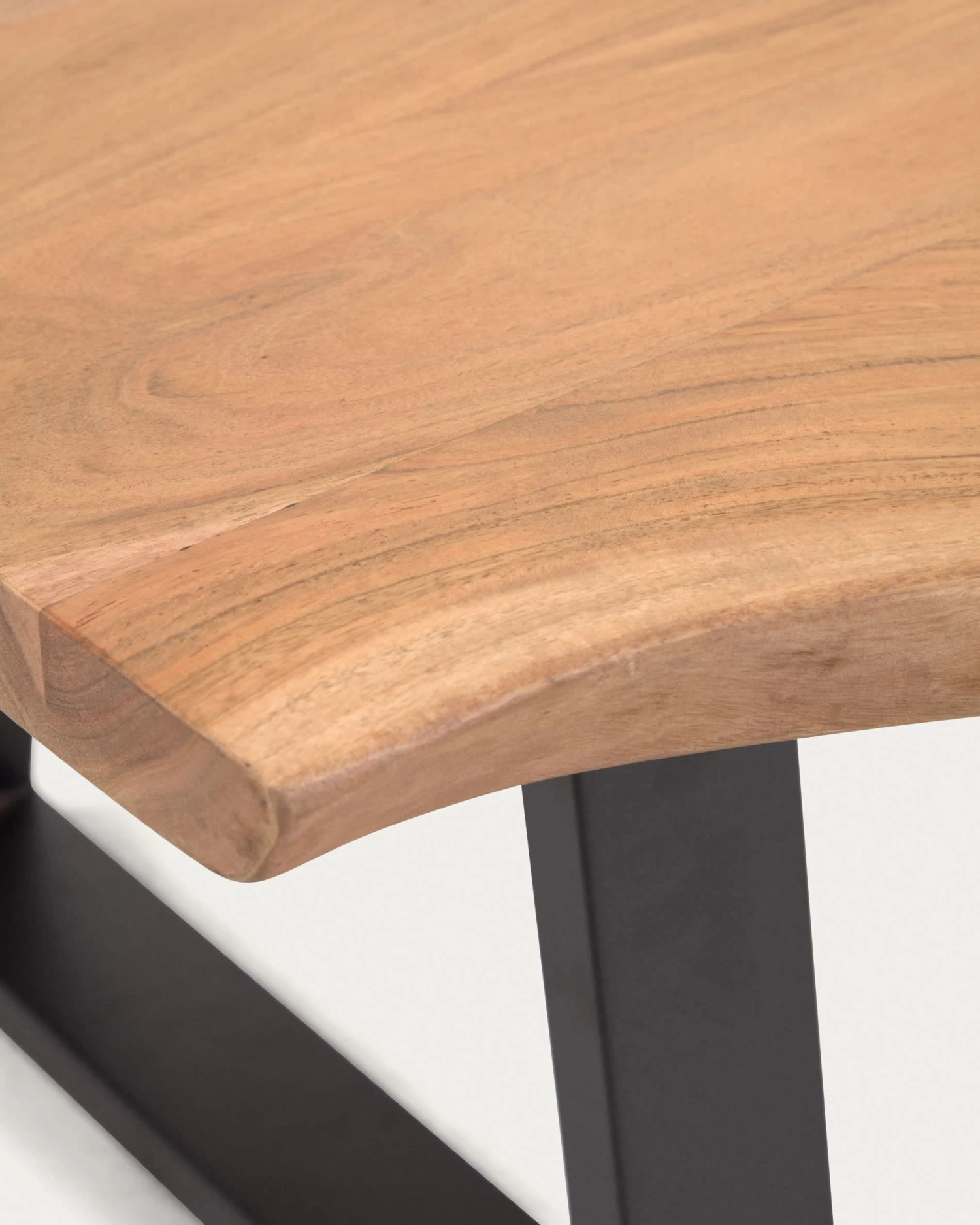 Alaia Coffee Table Made From Solid Acacia Wood With Natural Finish 115 X 65 Cm | Kave Home 7 Alaia Coffee Table Made From Solid Acacia Wood With Natural Finish 115 X 65 Cm | Kave Home - Image 5