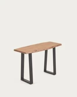 Alaia Console Table In Solid Acacia Wood With Natural Finish 115 X 40 Cm | Kave Home