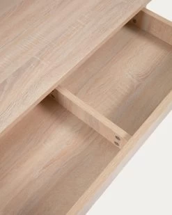 Yamina Melamine And Metal Desk With White Finish 100 X 60 Cm | Kave Home -Quality Furniture Store CC6027M46 1D02