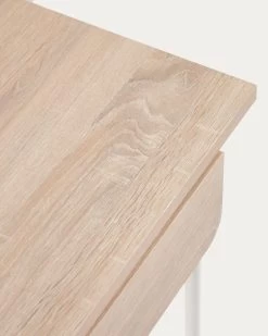 Yamina Melamine And Metal Desk With White Finish 100 X 60 Cm | Kave Home -Quality Furniture Store CC6027M46 1D04