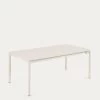 Zaltana Extendable Aluminium Outdoor Table With Matt White Finish 180 (240) X 100 Cm | Kave Home 2 Zaltana Extendable Aluminium Outdoor Table With Matt White Finish 180 (240) X 100 Cm | Kave Home -Quality Furniture Store CC6031R33 1V01