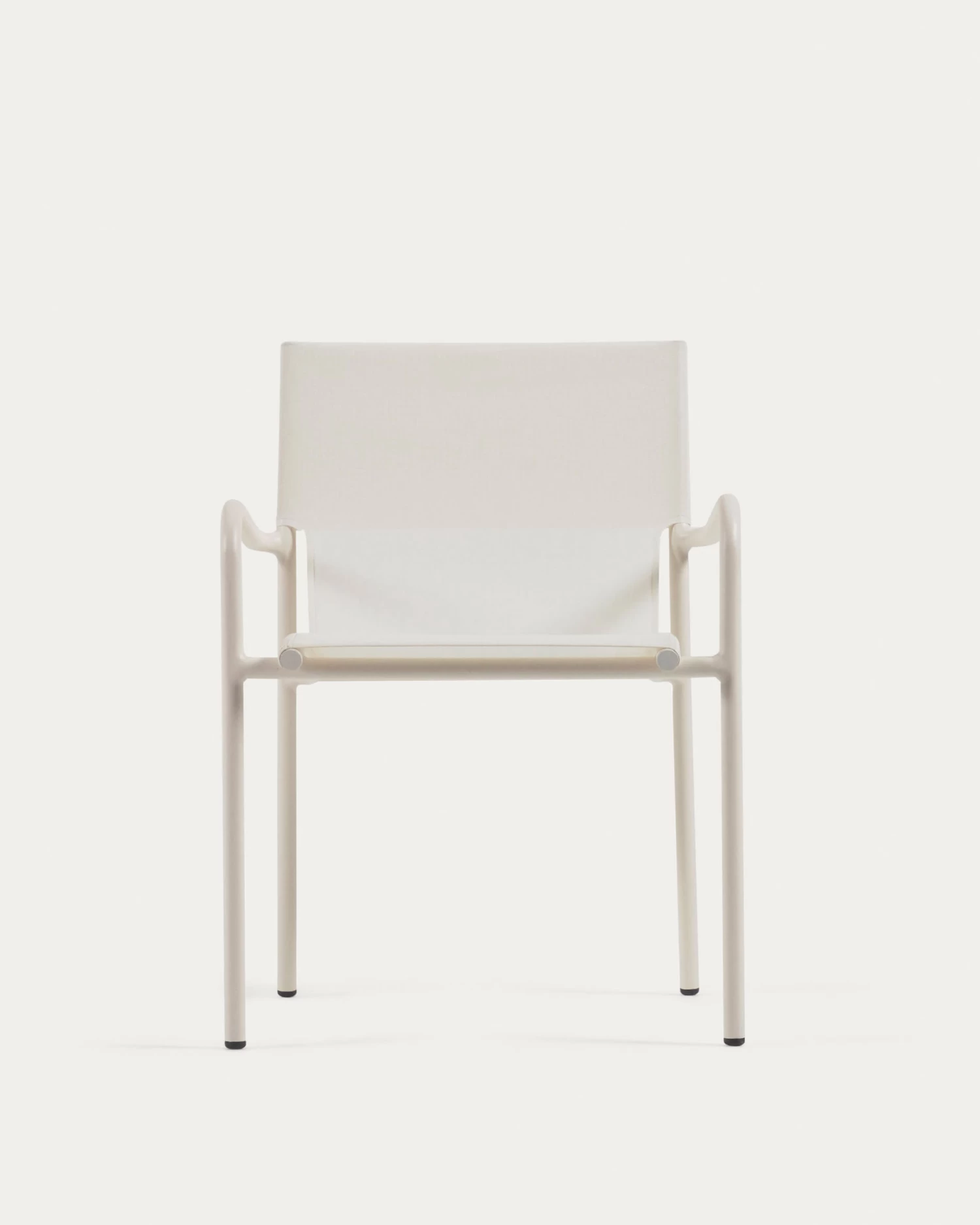 Zaltana Stackable Outdoor Chair In Aluminium With A Matte White Painted Finish | Kave Home 10 Zaltana Stackable Outdoor Chair In Aluminium With A Matte White Painted Finish | Kave Home - Image 8