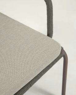 Cailin Armchair In Green Cord With Galvanised Steel Legs Painted Dark Green | Kave Home -Quality Furniture Store CC6055J19 1D02