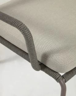 Cailin Armchair In Green Cord With Galvanised Steel Legs Painted Dark Green | Kave Home -Quality Furniture Store CC6055J19 1D03