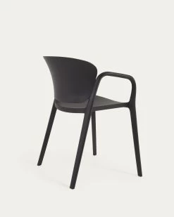 Ania Stackable Black Garden Chair | Kave Home 17 Ania Stackable Black Garden Chair | Kave Home -Quality Furniture Store CC6094S01 1V03