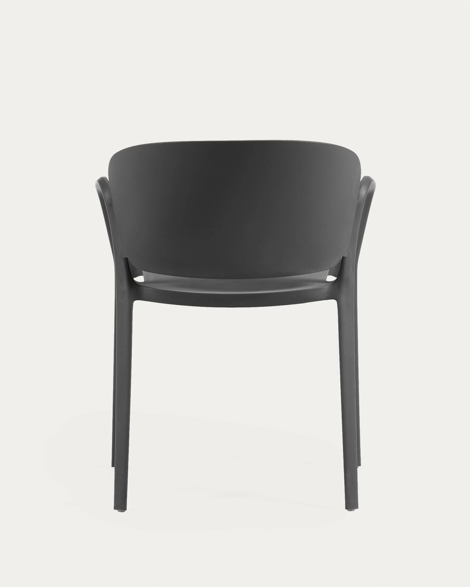 Ania Stackable Black Garden Chair | Kave Home 11 Ania Stackable Black Garden Chair | Kave Home - Image 9