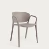 Ania Stackable Brown Garden Chair | Kave Home