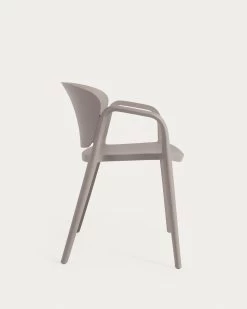Ania Stackable Brown Garden Chair | Kave Home -Quality Furniture Store CC6094S10 1V02