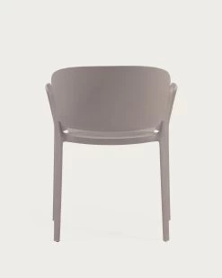 Ania Stackable Brown Garden Chair | Kave Home -Quality Furniture Store CC6094S10 1V05