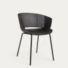 Yeray Black Garden Chair | Kave Home -Quality Furniture Store CC6095S01 1V01