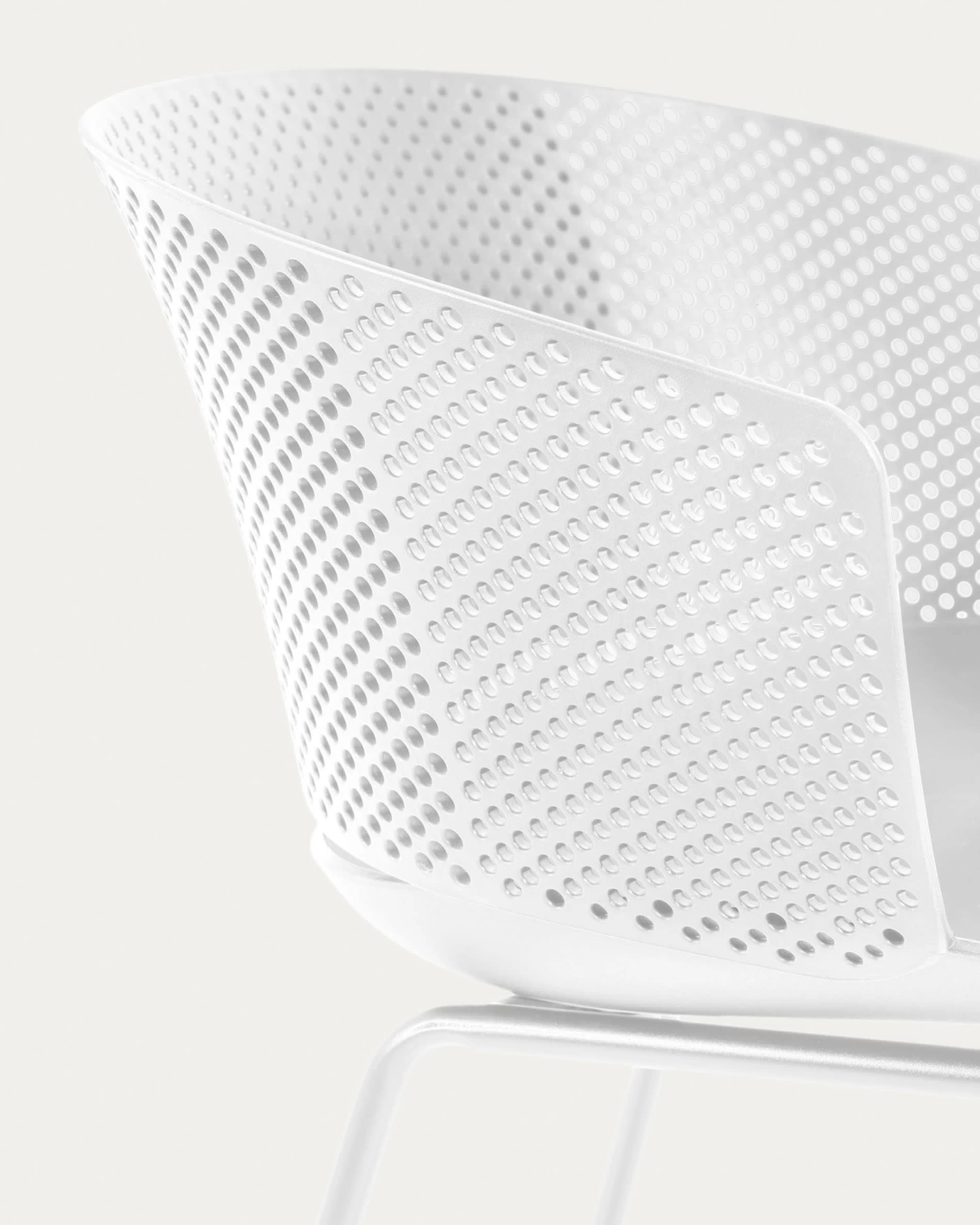 Yeray White Garden Chair | Kave Home 9 Yeray White Garden Chair | Kave Home - Image 7