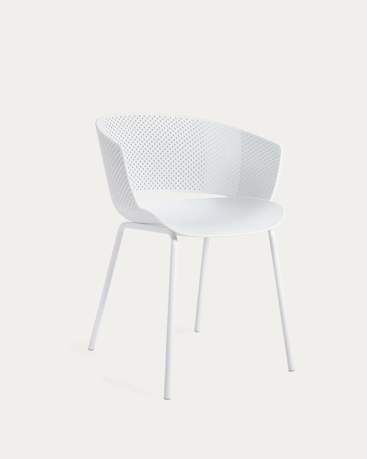 Yeray White Garden Chair | Kave Home 3 Yeray White Garden Chair | Kave Home