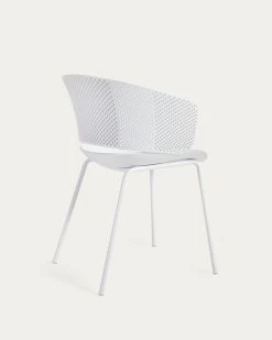 Yeray White Garden Chair | Kave Home 19 Yeray White Garden Chair | Kave Home -Quality Furniture Store CC6096S05 1V03