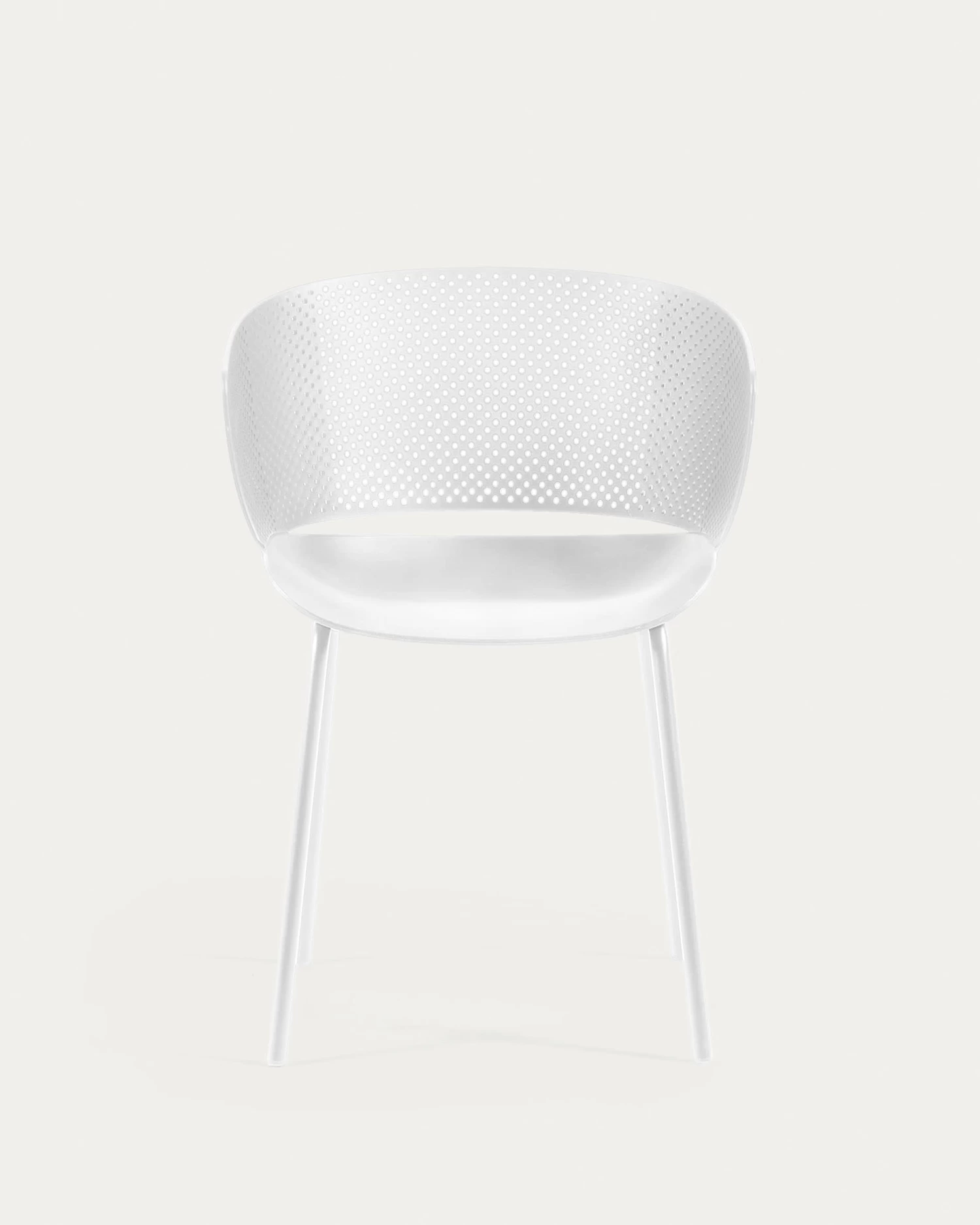 Yeray White Garden Chair | Kave Home 11 Yeray White Garden Chair | Kave Home - Image 9