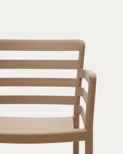 Nariet Stackable Outdoor Chair In Beige | Kave Home -Quality Furniture Store CC6106S12 1D01