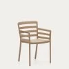 Nariet Stackable Outdoor Chair In Beige | Kave Home -Quality Furniture Store CC6106S12 1V01