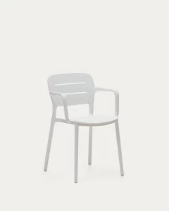 Morella Stackable Outdoor Chair In White | Kave Home