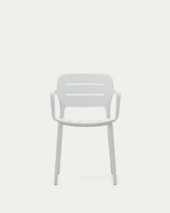Morella Stackable Outdoor Chair In White | Kave Home -Quality Furniture Store CC6108S05 1V04
