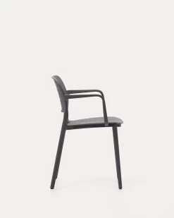 Morella Stackable Garden Chair In Grey | Kave Home -Quality Furniture Store CC6108S15 1V02