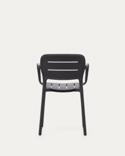 Morella Stackable Garden Chair In Grey | Kave Home -Quality Furniture Store CC6108S15 1V05