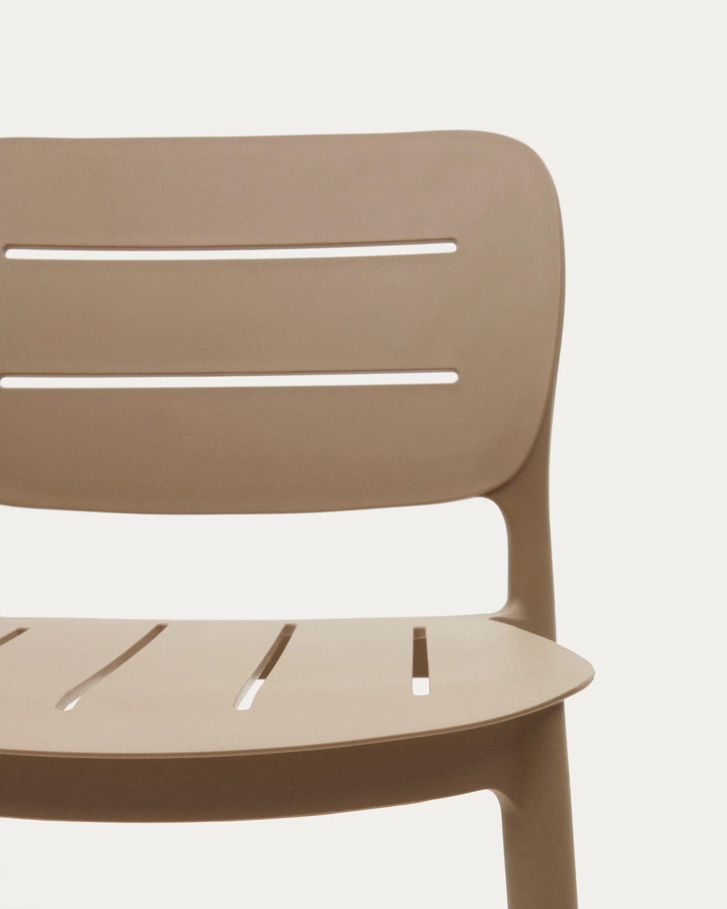 Morella Stackable Outdoor Stool In Beige 65 Cm In Height | Kave Home 5 Morella Stackable Outdoor Stool In Beige 65 Cm In Height | Kave Home - Image 3