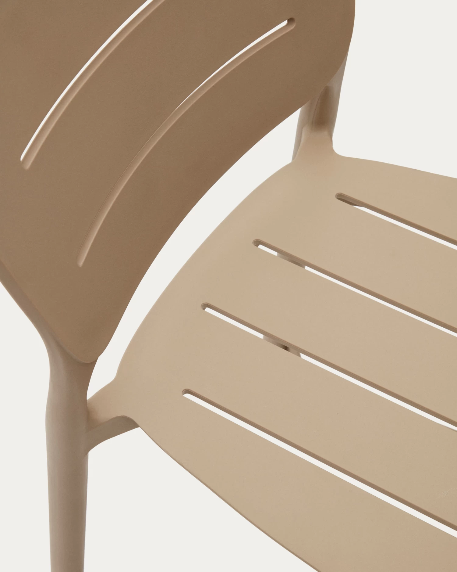 Morella Stackable Outdoor Stool In Beige 65 Cm In Height | Kave Home 6 Morella Stackable Outdoor Stool In Beige 65 Cm In Height | Kave Home - Image 4