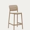 Morella Stackable Outdoor Stool In Beige 65 Cm In Height | Kave Home