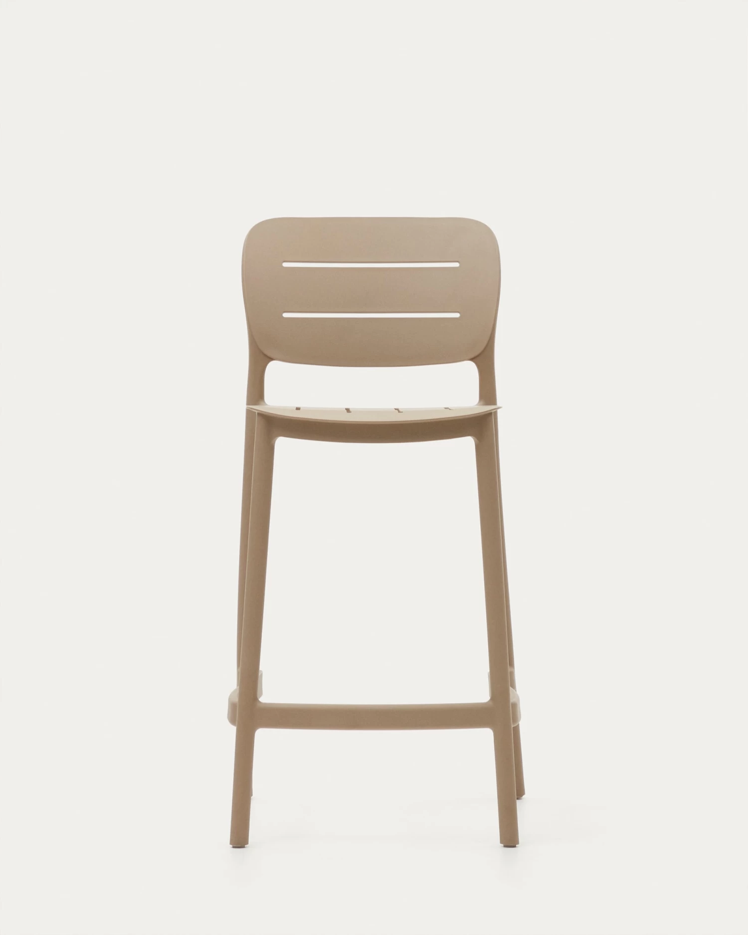 Morella Stackable Outdoor Stool In Beige 65 Cm In Height | Kave Home 10 Morella Stackable Outdoor Stool In Beige 65 Cm In Height | Kave Home - Image 8