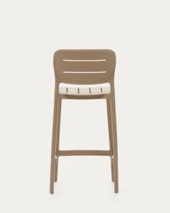 Morella Stackable Outdoor Stool In Beige 65 Cm In Height | Kave Home 21 Morella Stackable Outdoor Stool In Beige 65 Cm In Height | Kave Home -Quality Furniture Store CC6110S12 1V05