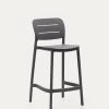 Morella Stackable Outdoor Stool In Grey 65 Cm | Kave Home 2 Morella Stackable Outdoor Stool In Grey 65 Cm | Kave Home -Quality Furniture Store CC6110S15 1V01