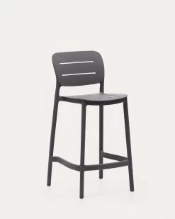 Morella Stackable Outdoor Stool In Grey 65 Cm | Kave Home