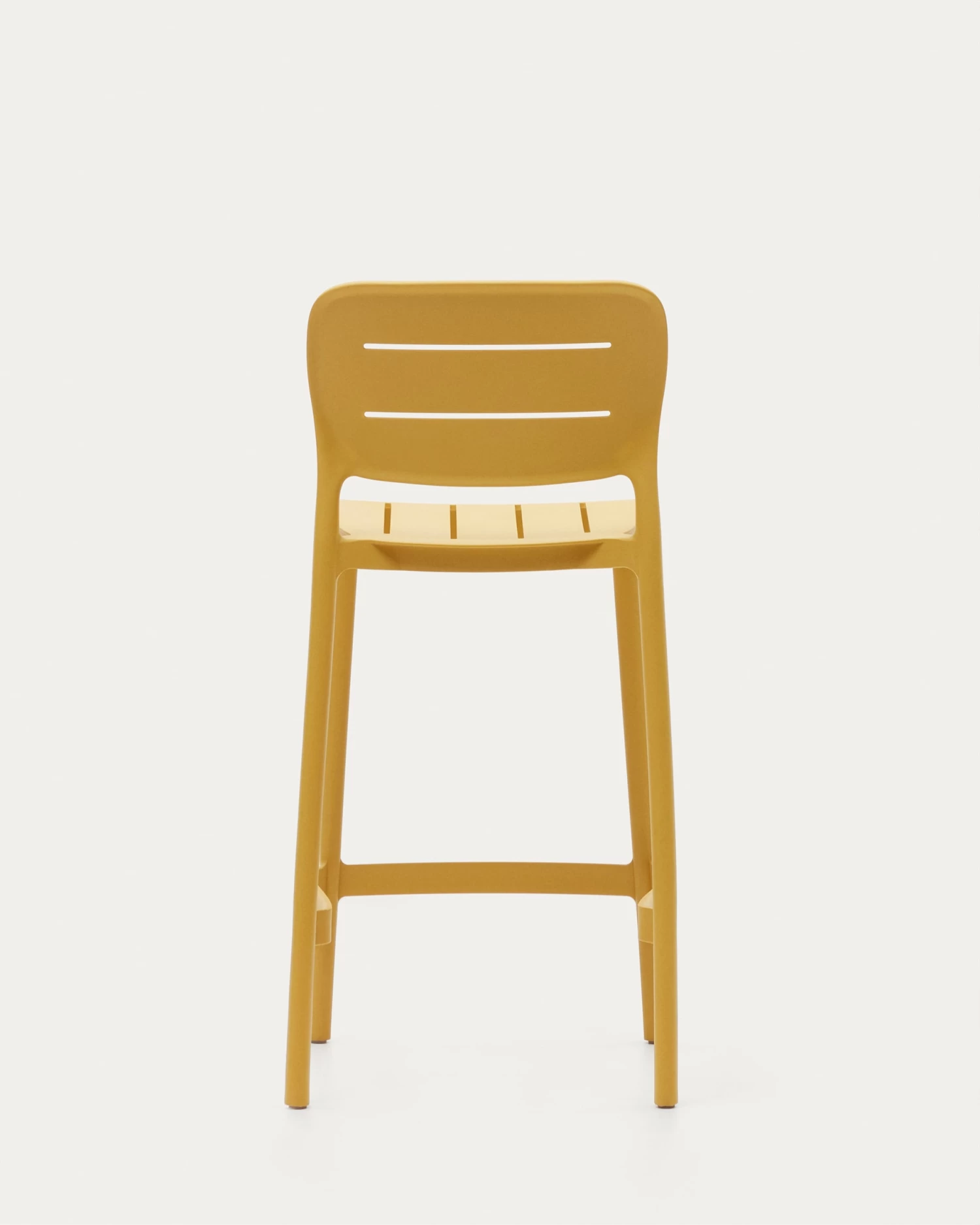 Morella Stackable Outdoor Stool In Mustard 65 Cm In Height | Kave Home 12 Morella Stackable Outdoor Stool In Mustard 65 Cm In Height | Kave Home - Image 10