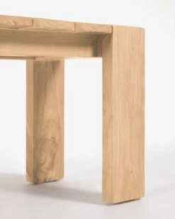 Victoire Solid Teak Outdoor Bench 215 Cm | Kave Home 13 Victoire Solid Teak Outdoor Bench 215 Cm | Kave Home -Quality Furniture Store CC6122M47 1D02