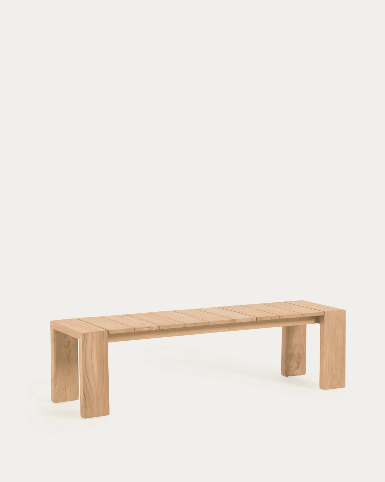 Victoire Solid Teak Outdoor Bench 215 Cm | Kave Home 3 Victoire Solid Teak Outdoor Bench 215 Cm | Kave Home