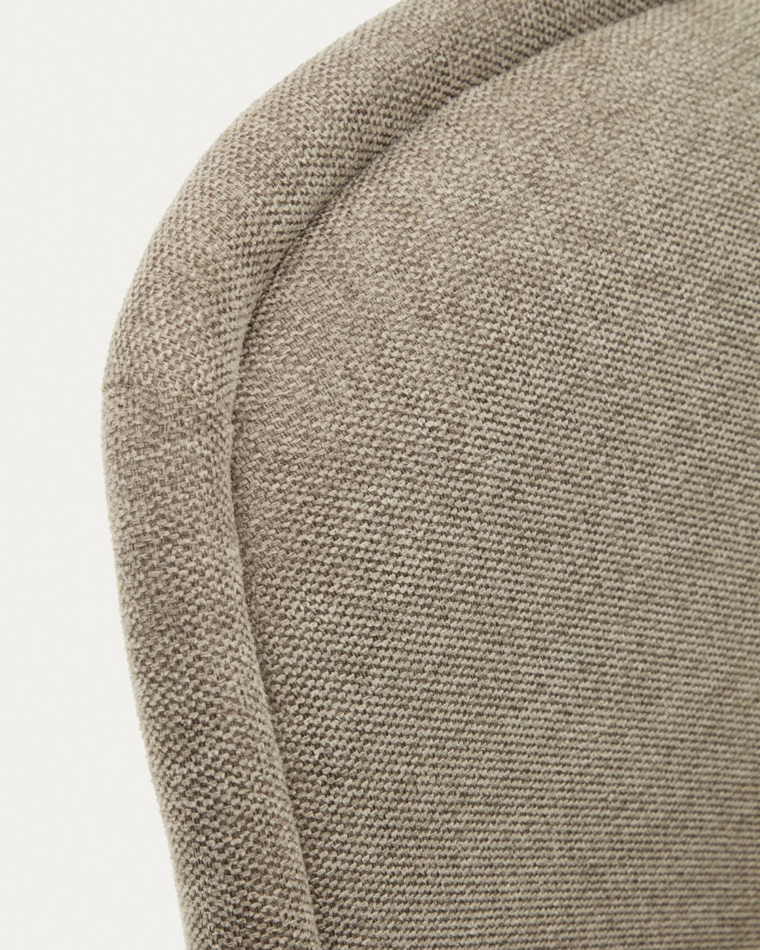 Aimin Chair In Brown Chenille And Steel Legs With A Matte Black Painted Finish | Kave Home 6 Aimin Chair In Brown Chenille And Steel Legs With A Matte Black Painted Finish | Kave Home - Image 4