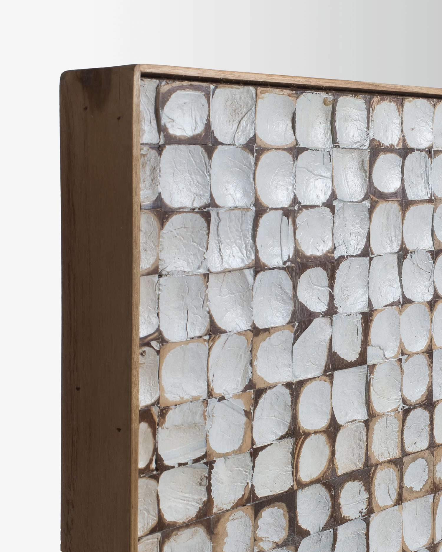 Kron Headboard With Solid Mango Wood Legs And Coconut Shells For 160 Cm Beds | Kave Home 5 Kron Headboard With Solid Mango Wood Legs And Coconut Shells For 160 Cm Beds | Kave Home - Image 3