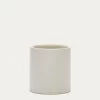 Aiguablava Plant Pot In White Cement Ã 52 Cm | Kave Home
