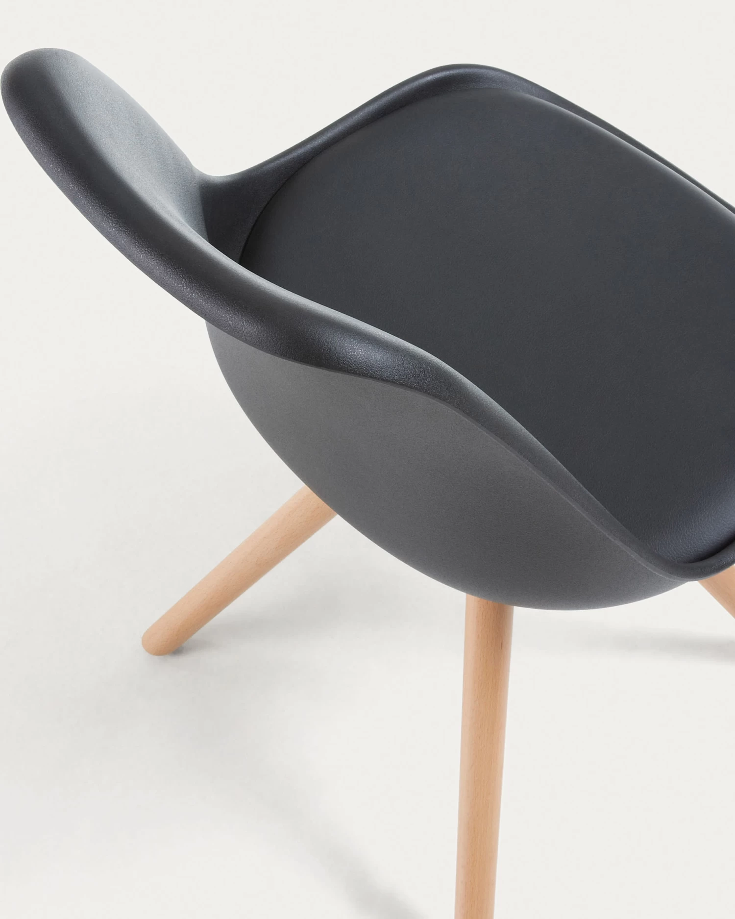 Black And Natural Ralf Chair | Kave Home 5 Black And Natural Ralf Chair | Kave Home - Image 3