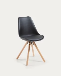 Black And Natural Ralf Chair | Kave Home