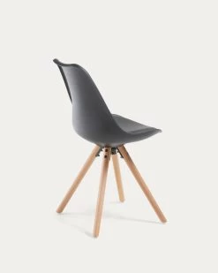 Black And Natural Ralf Chair | Kave Home 13 Black And Natural Ralf Chair | Kave Home -Quality Furniture Store EC005S01 1V03