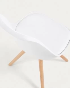 Ralf Chair White And Natural | Kave Home 10 Ralf Chair White And Natural | Kave Home -Quality Furniture Store EC005S05 1D01