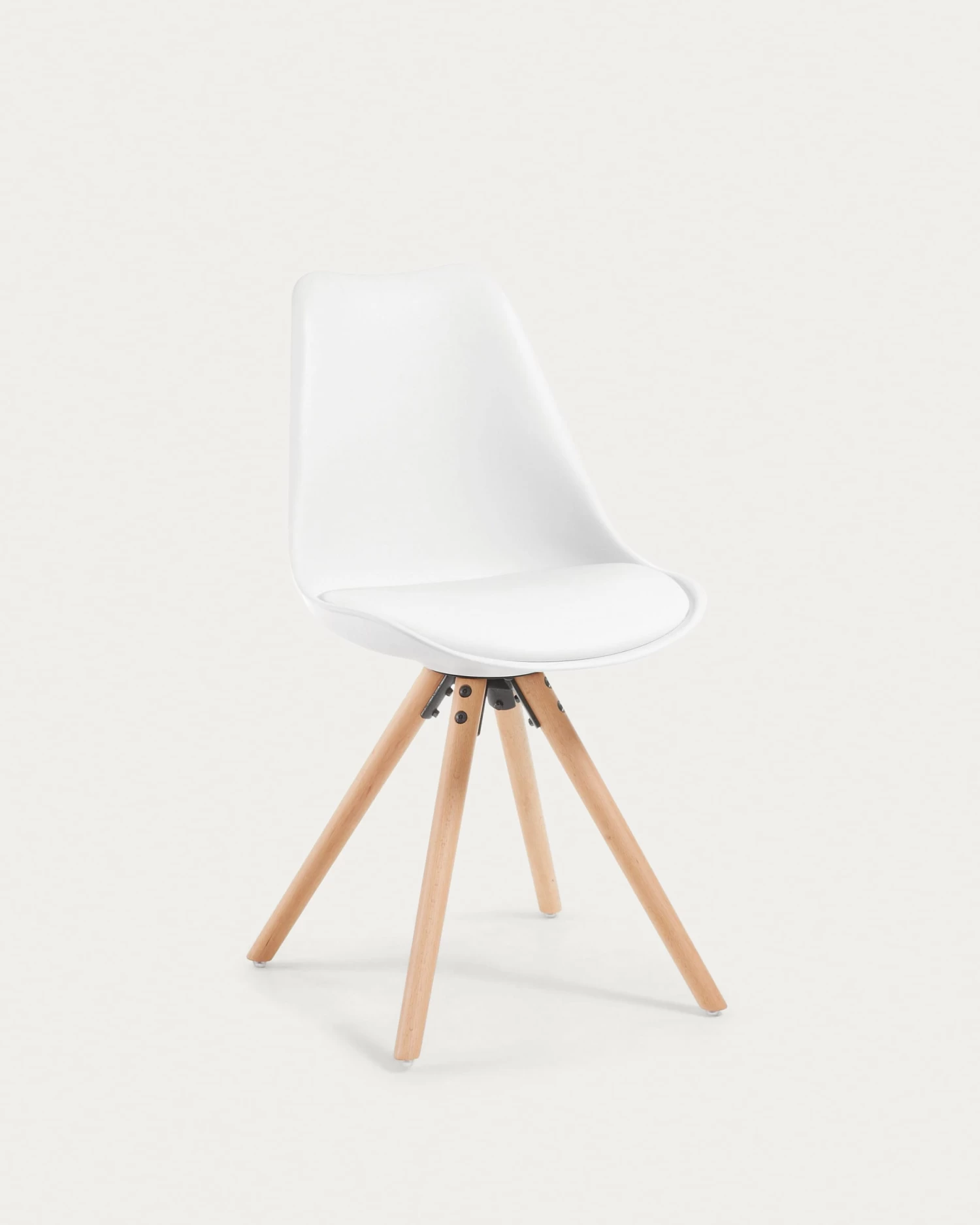 Ralf Chair White And Natural | Kave Home 3 Ralf Chair White And Natural | Kave Home