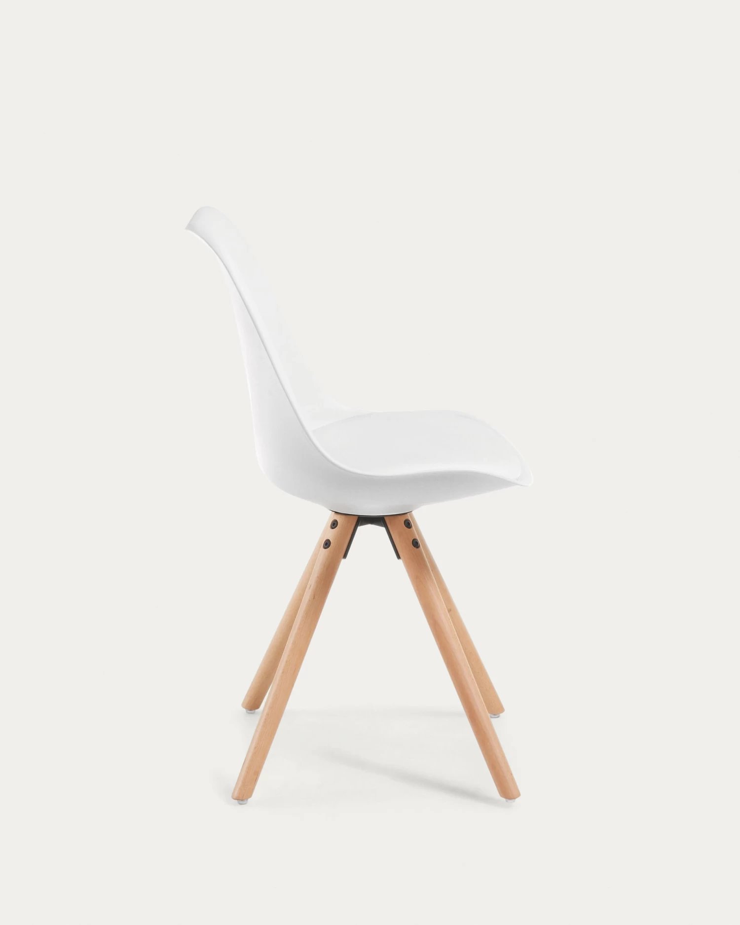 Ralf Chair White And Natural | Kave Home 7 Ralf Chair White And Natural | Kave Home - Image 5