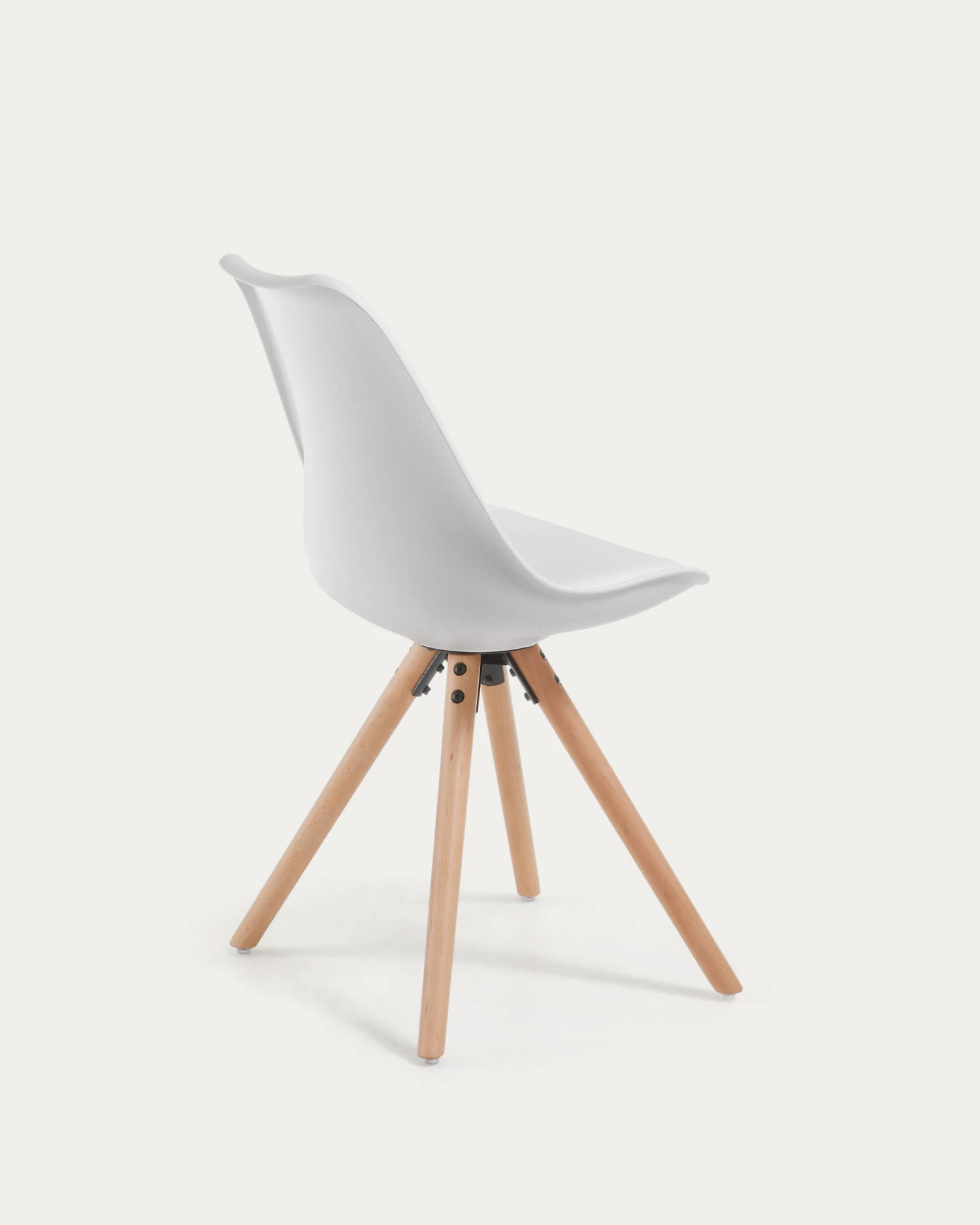 Ralf Chair White And Natural | Kave Home 8 Ralf Chair White And Natural | Kave Home - Image 6
